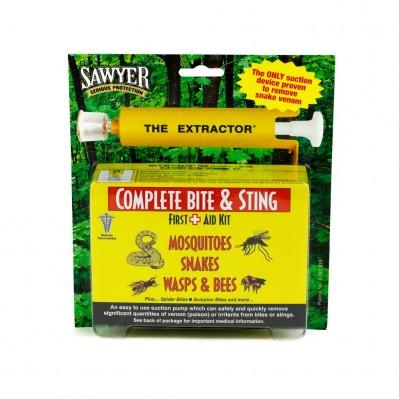 SAWYER B6B - EXTRACTOR BITE & STING KIT. BEE & WASP STINGS. MOSQUITO & SNAKE BITES
